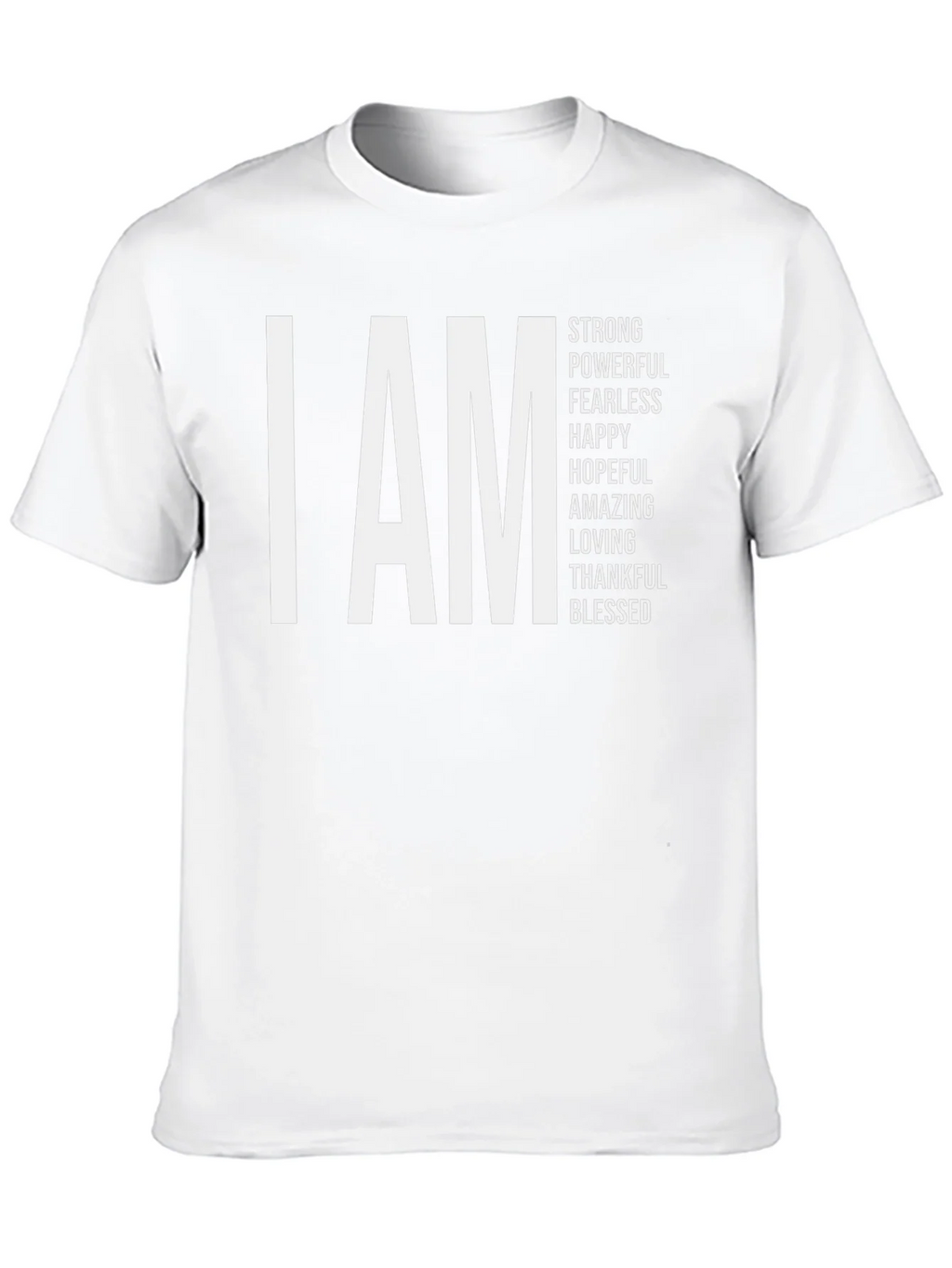 I AM Strong Black Graphic Tee product image 9