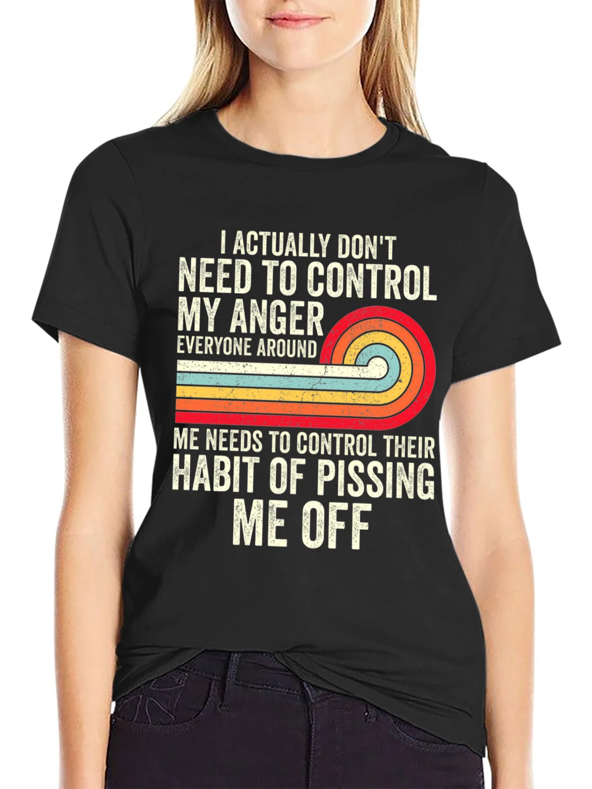 Funny Graphic Tee: I Dont Need to Control My Anger product image 2