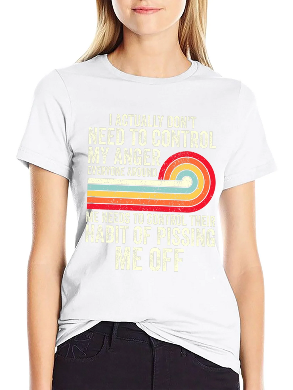 Funny Graphic Tee: I Dont Need to Control My Anger product image 7