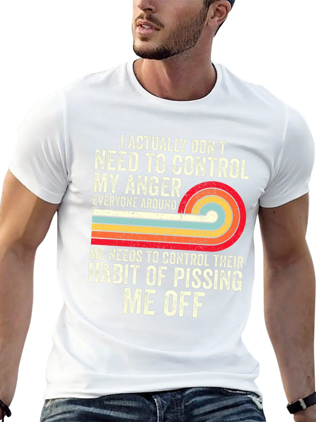 Funny Graphic Tee: I Dont Need to Control My Anger product image 10