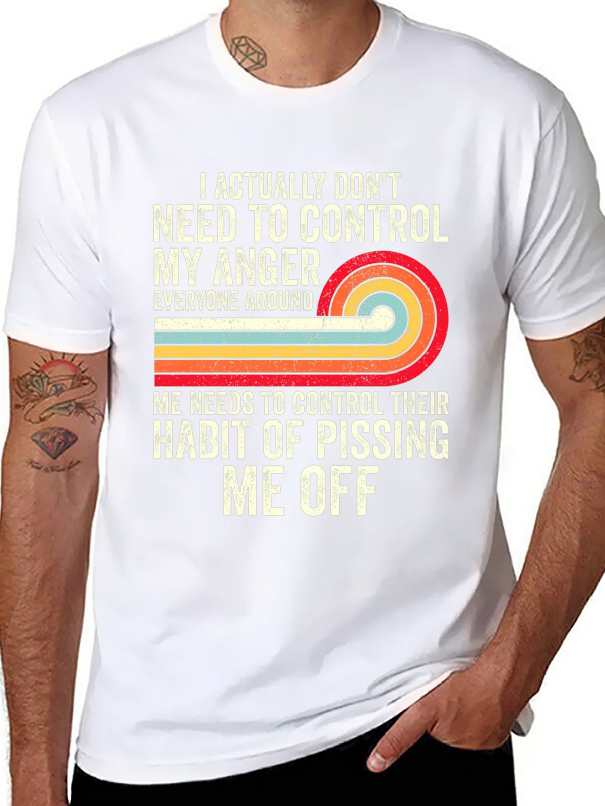 Funny Graphic Tee: I Dont Need to Control My Anger product image 6