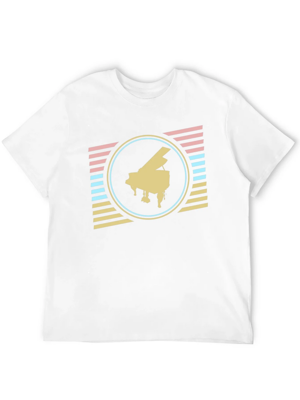 Retro Piano T-Shirt - Vintage Musical Style product image 11