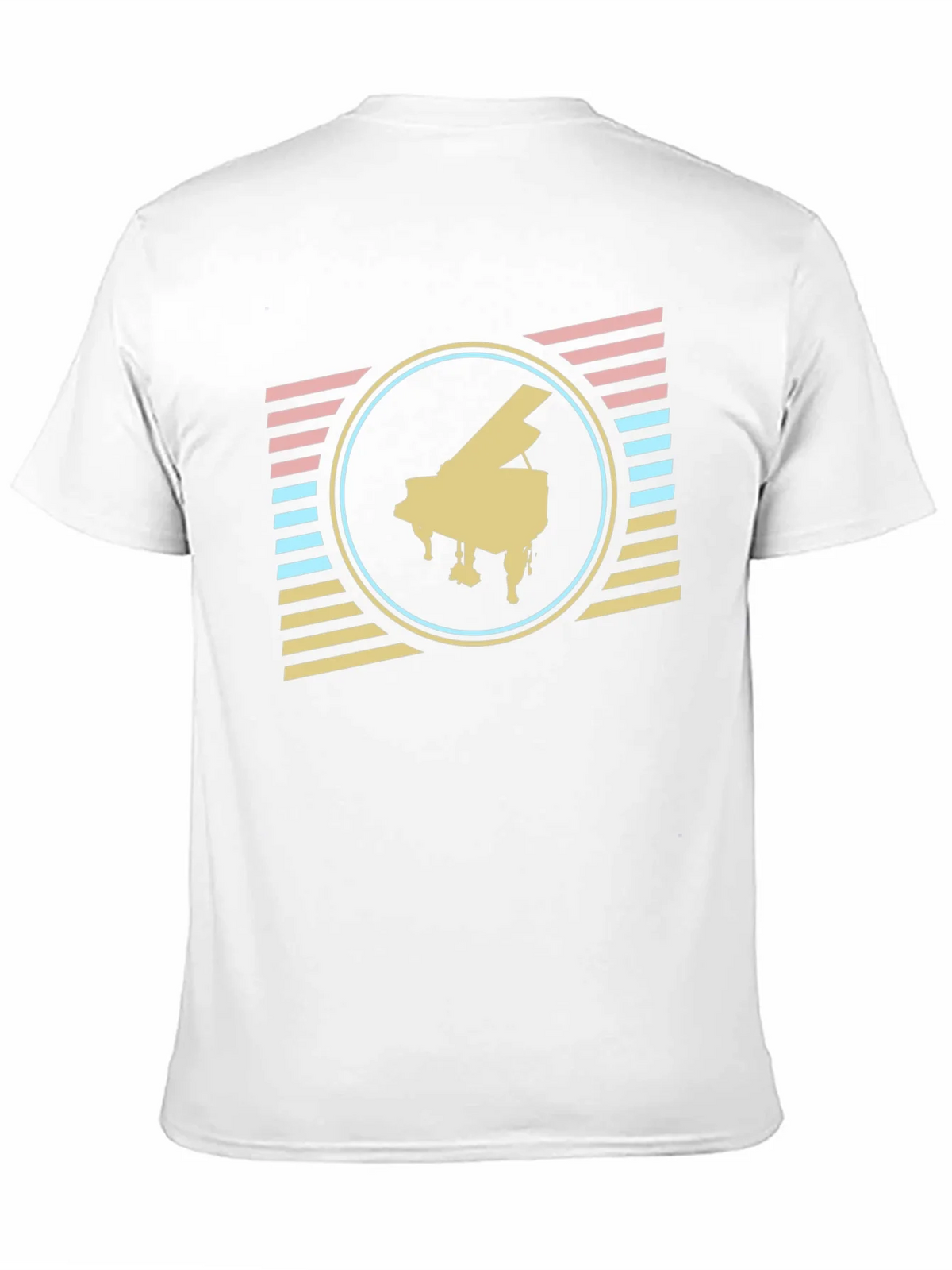 Retro Piano T-Shirt - Vintage Musical Style product image 10