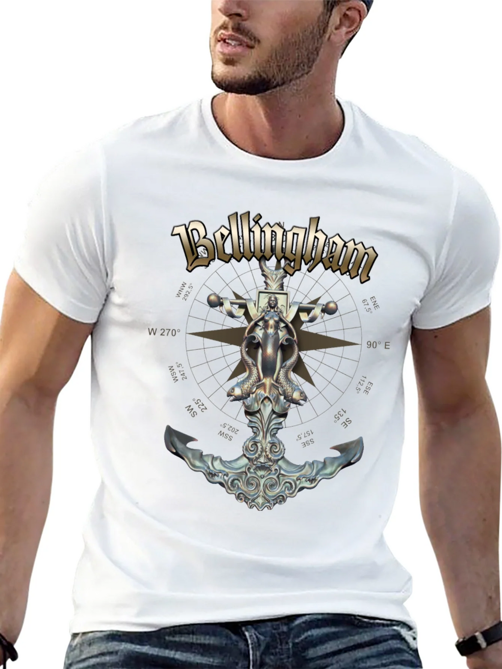Bellingham Nautical Anchor T-Shirt product image 12