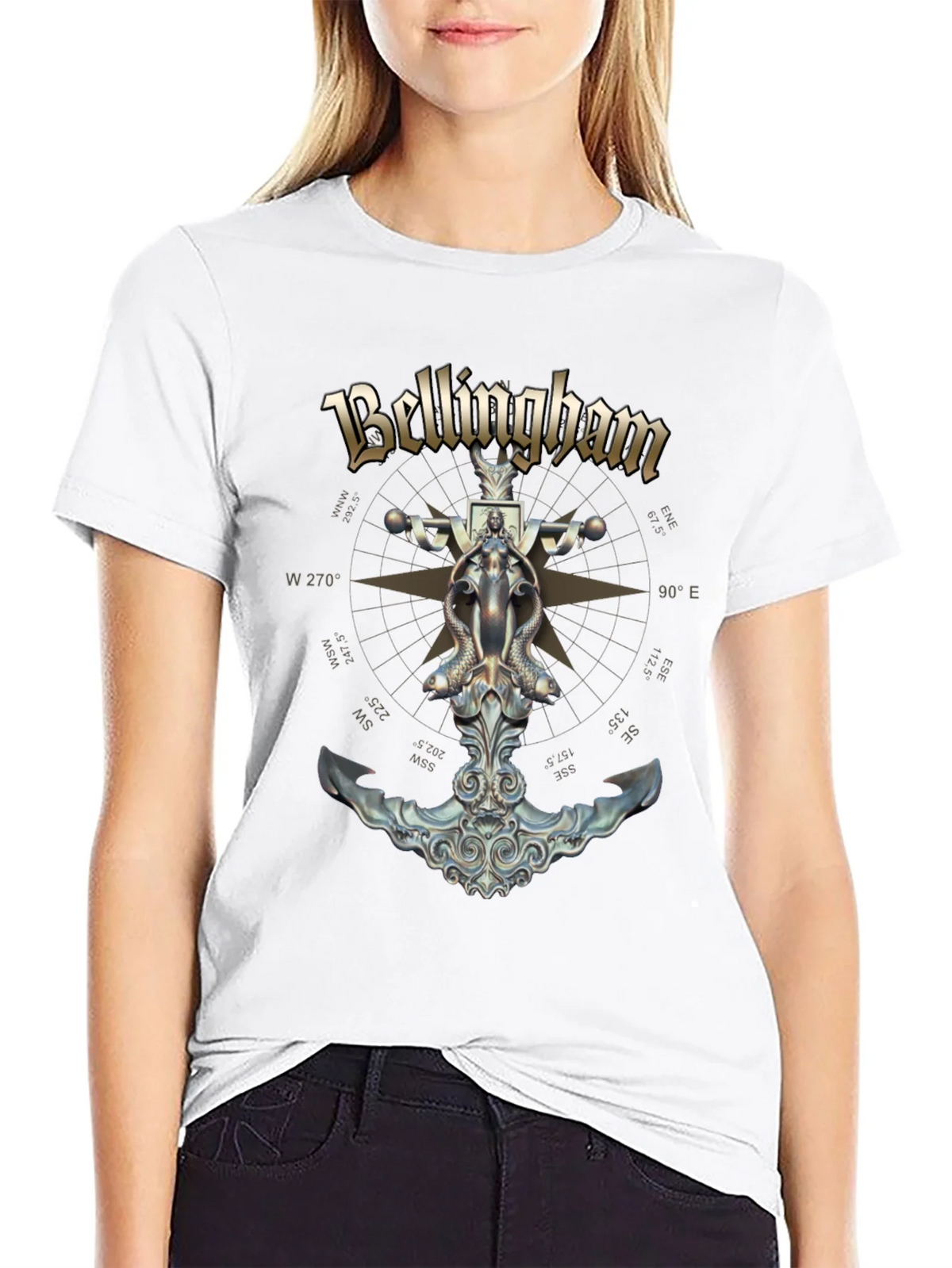 Bellingham Nautical Anchor T-Shirt product image 8