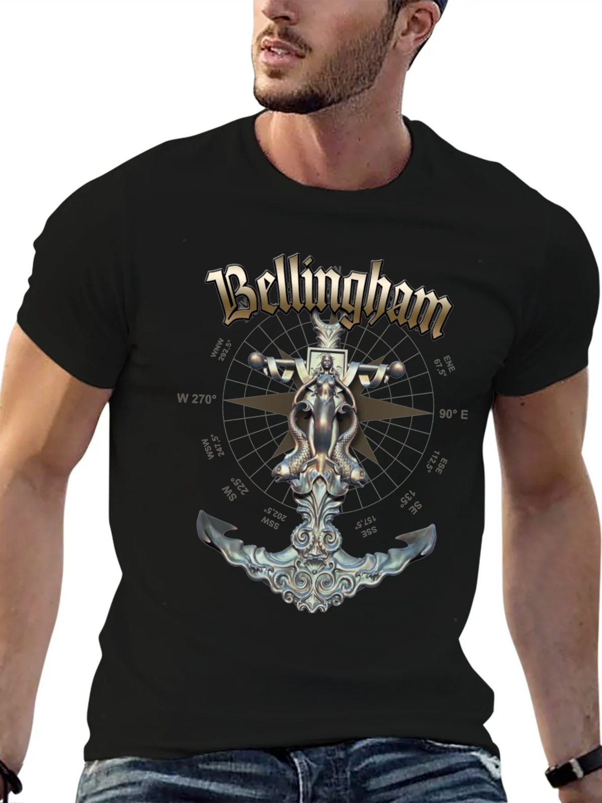 Bellingham Nautical Anchor T-Shirt product image 6