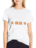 Train Hard or Go Home Mens Black Graphic Tee product image 1