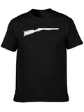 Rifle Graphic Tee - Black Crew Neck product image 1