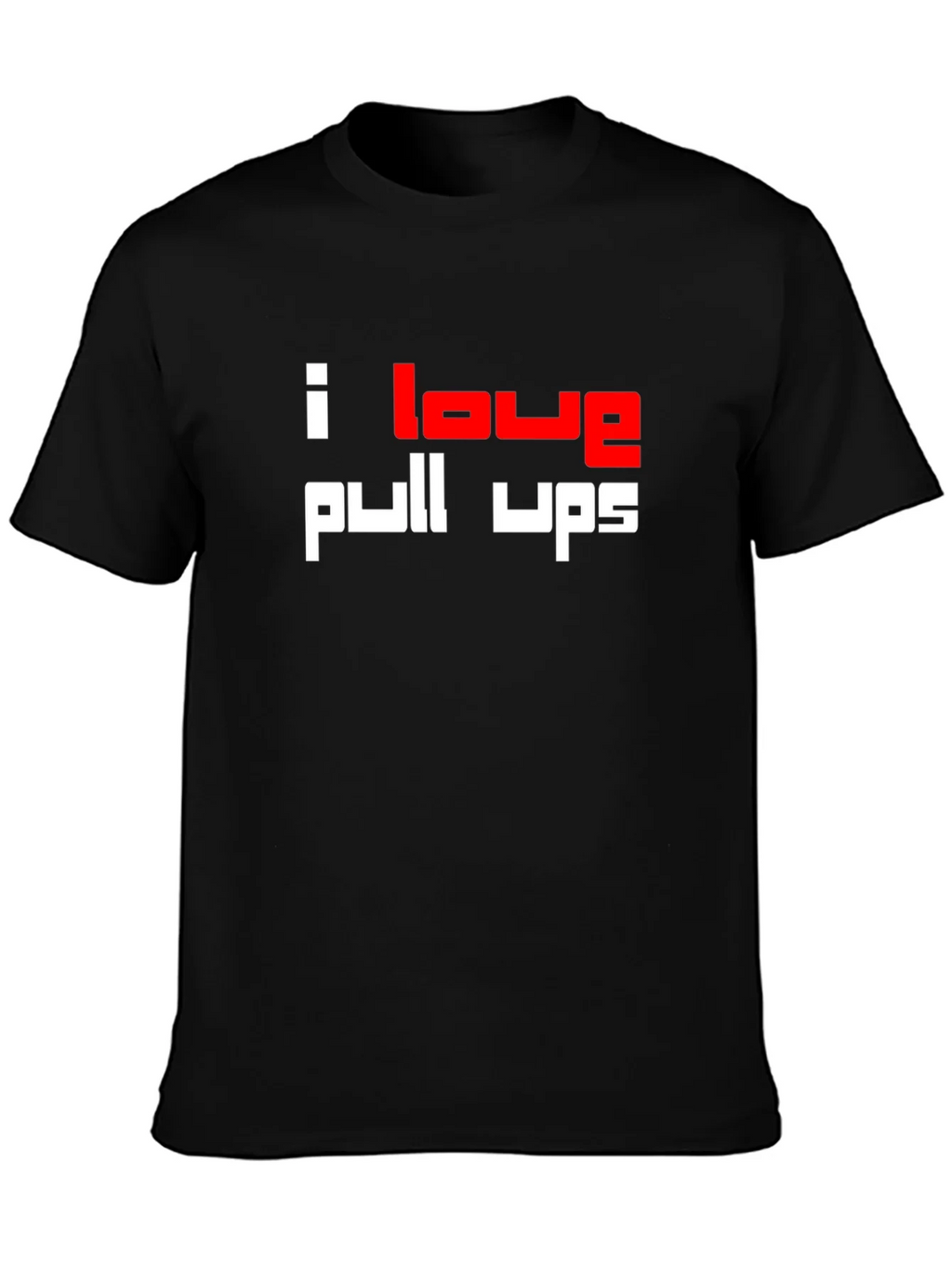 I Love Pull Ups Black T-Shirt - Workout Motivation product image 3