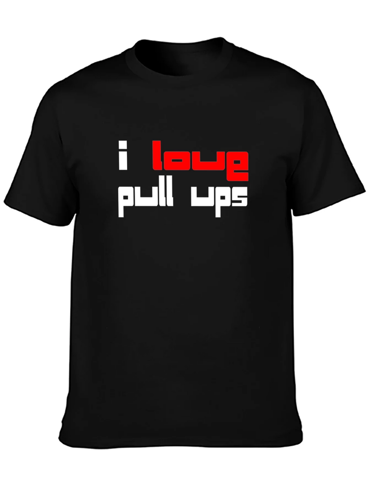 I Love Pull Ups Black T-Shirt - Workout Motivation product image 3