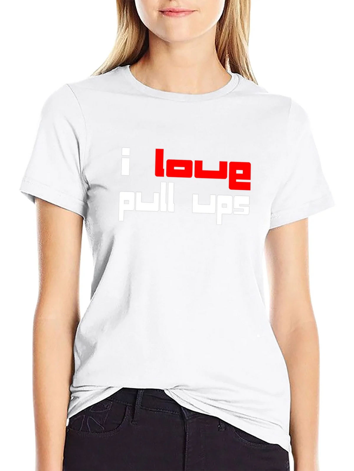 I Love Pull Ups Black T-Shirt - Workout Motivation product image 8