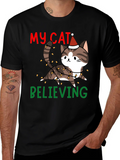 My Cat Believing Christmas T-Shirt