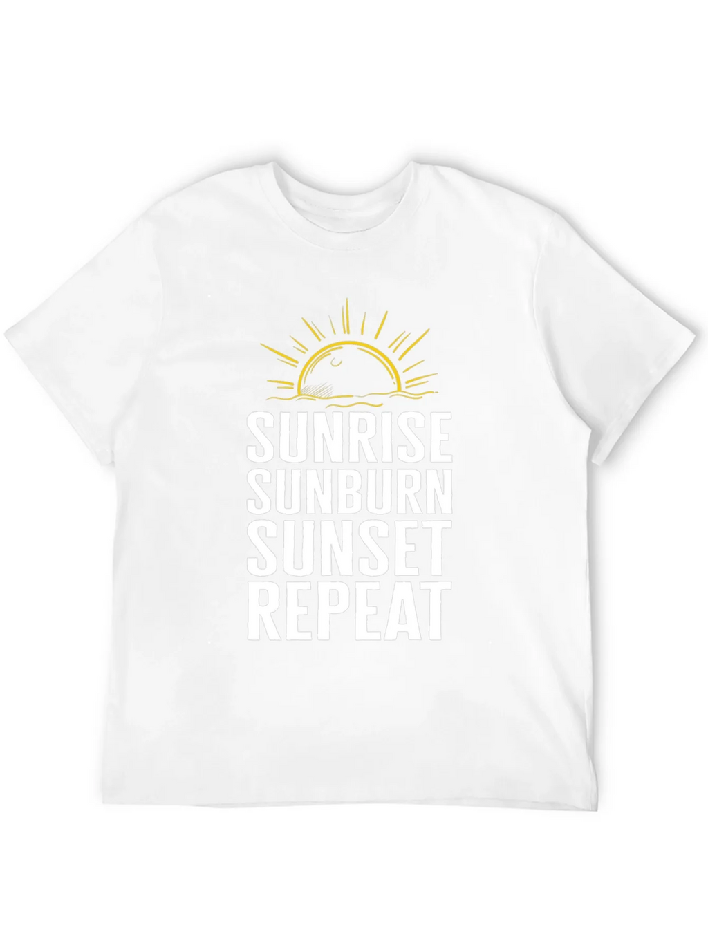 Sunrise Sunburn Sunset Repeat Graphic Tee product image 5