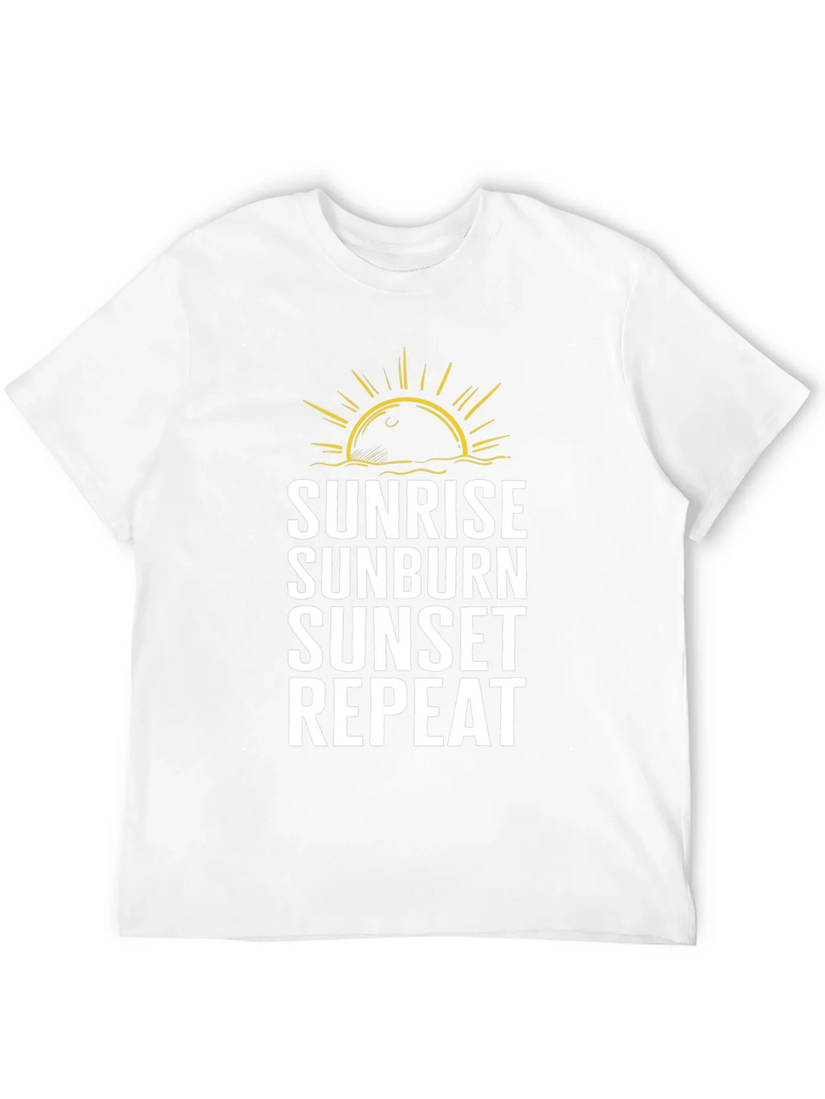 Sunrise Sunburn Sunset Repeat Graphic Tee product image 5