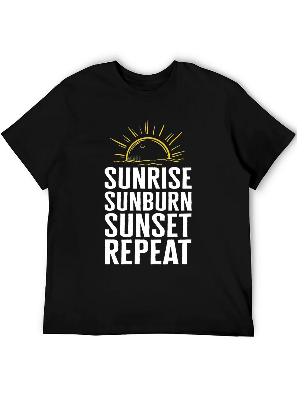Sunrise Sunburn Sunset Repeat Graphic Tee product image 2