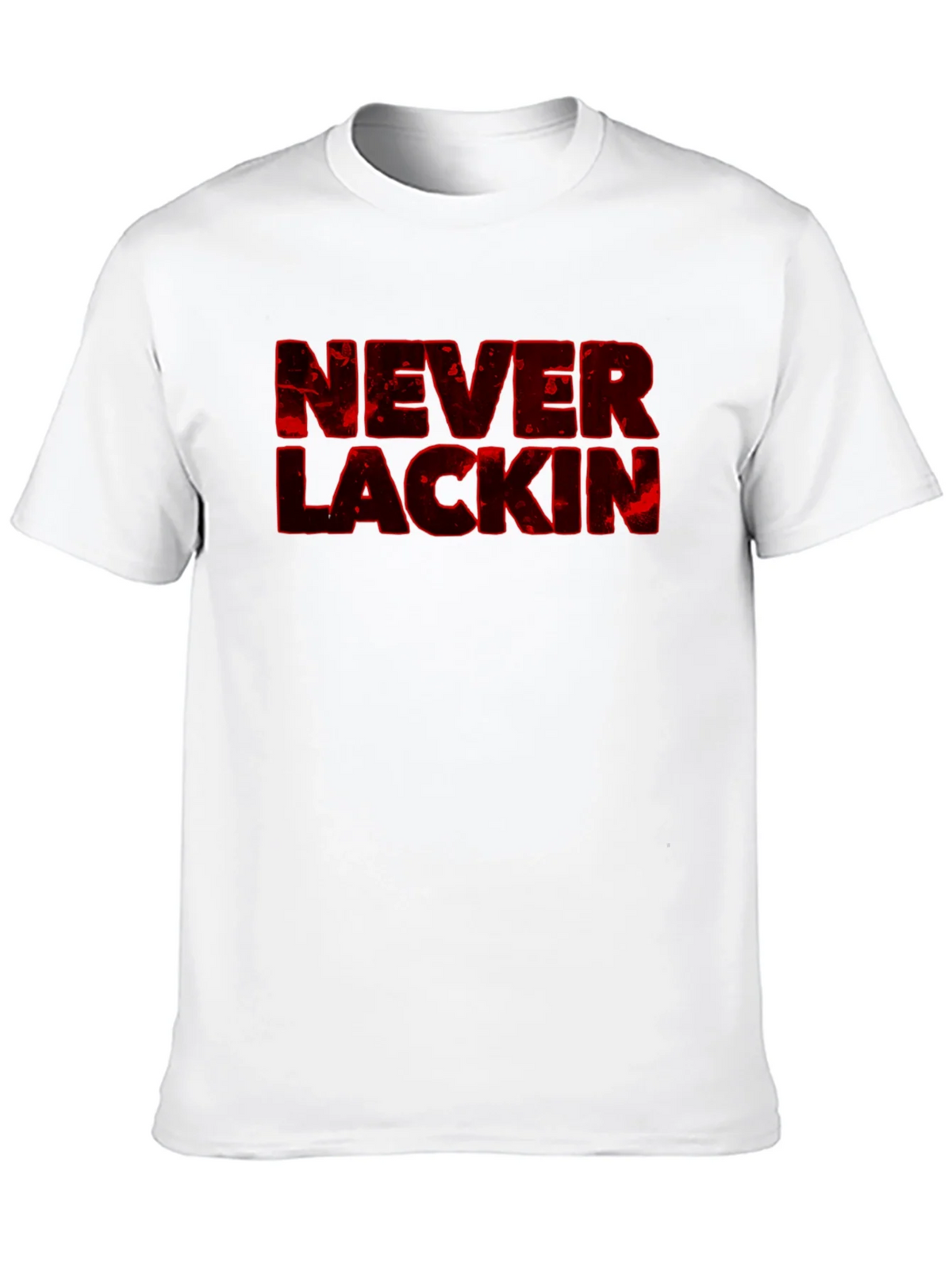Never Lackin Graphic Print Black T-Shirt product image 9