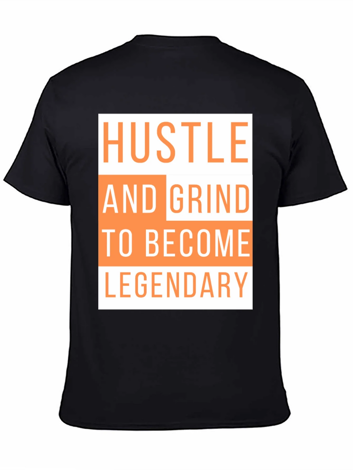Hustle & Grind Legendary Black T-Shirt product image 4