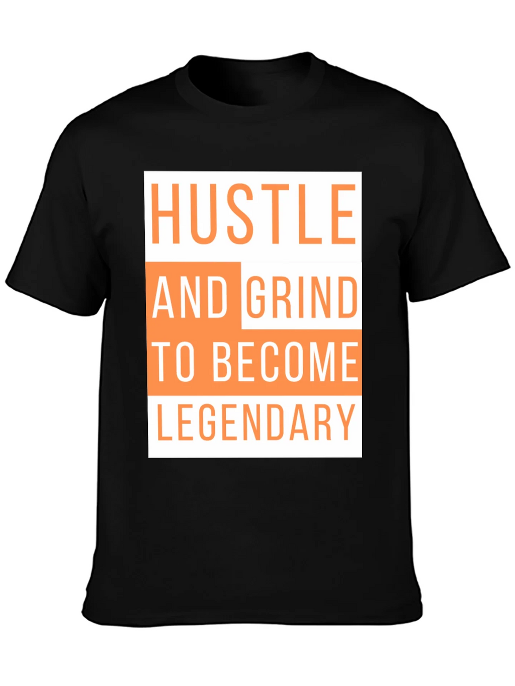 Hustle & Grind Legendary Black T-Shirt product image 3