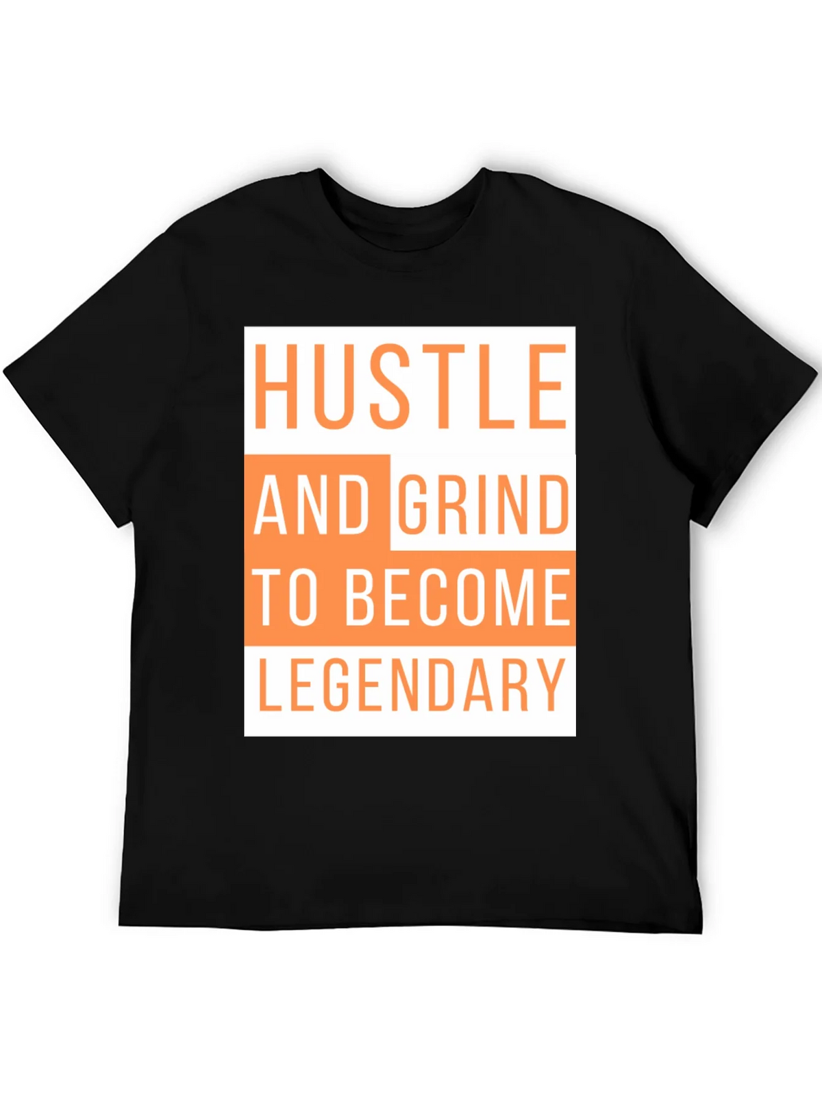 Hustle & Grind Legendary Black T-Shirt product image 5
