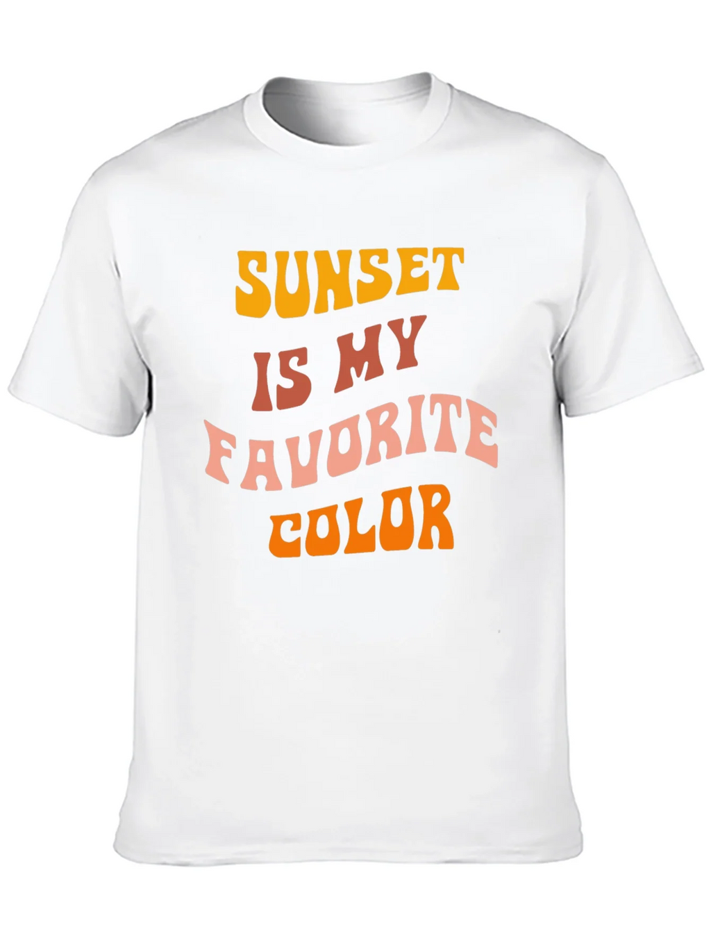Sunset Is My Favorite Color Black T-Shirt product image 9