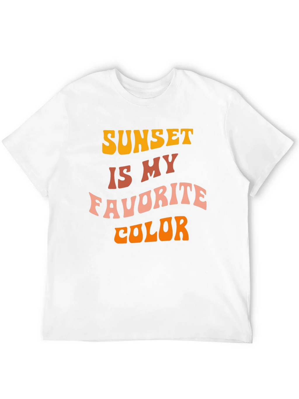 Sunset Is My Favorite Color Black T-Shirt product image 11