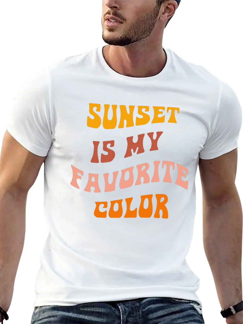 Sunset Is My Favorite Color Black T-Shirt product image 12