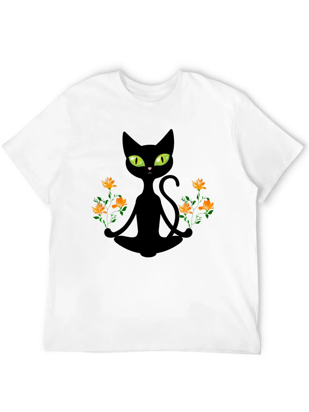 Meditating Cat Graphic Tee product image 10