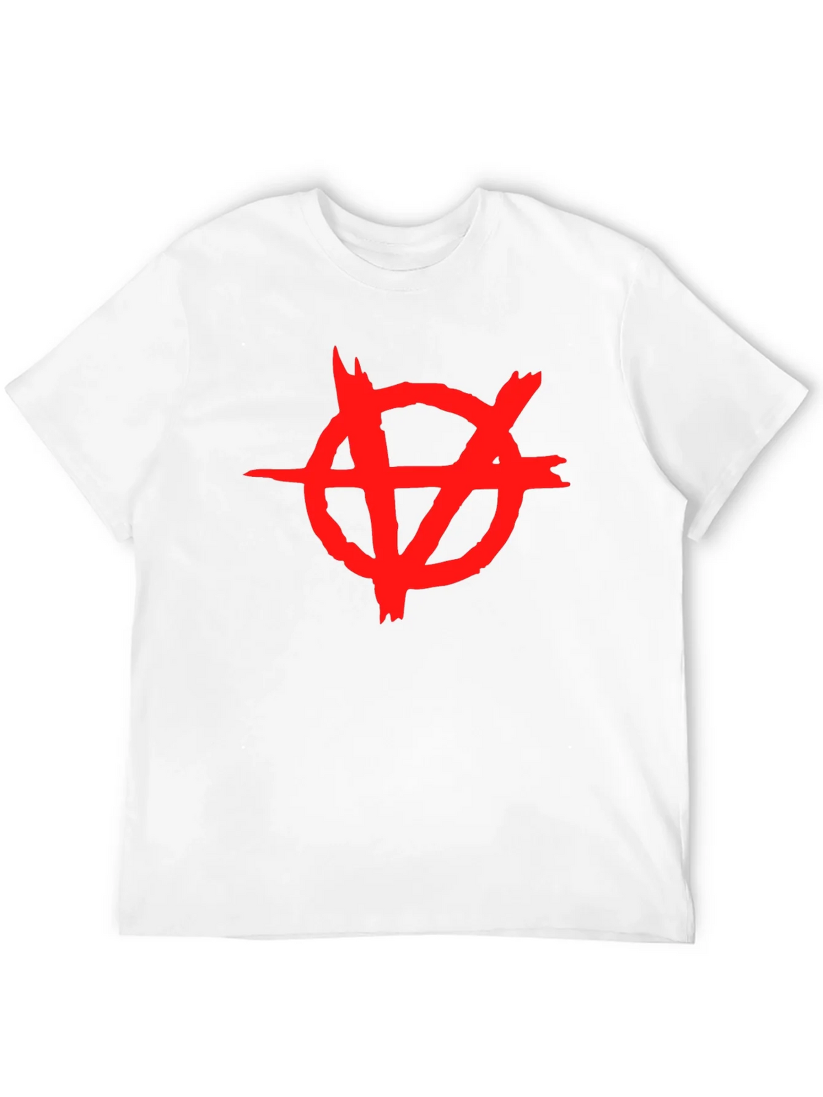 Anarchy Symbol Tee - Edgy Graphic Print Shirt product image 4