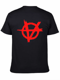 Anarchy Symbol Tee - Edgy Graphic Print Shirt product image 1