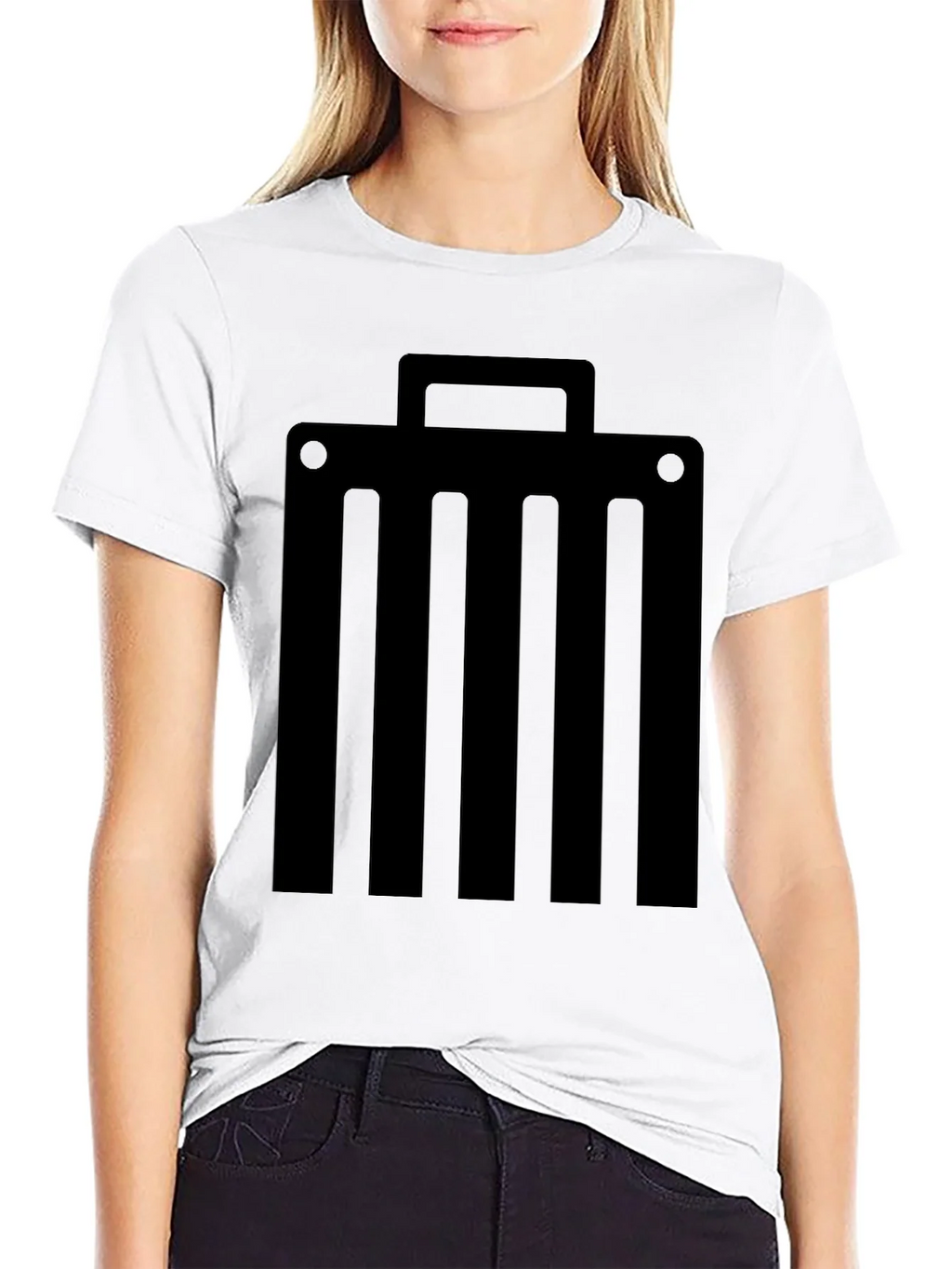Abstract Briefcase Graphic T-Shirt product image 8