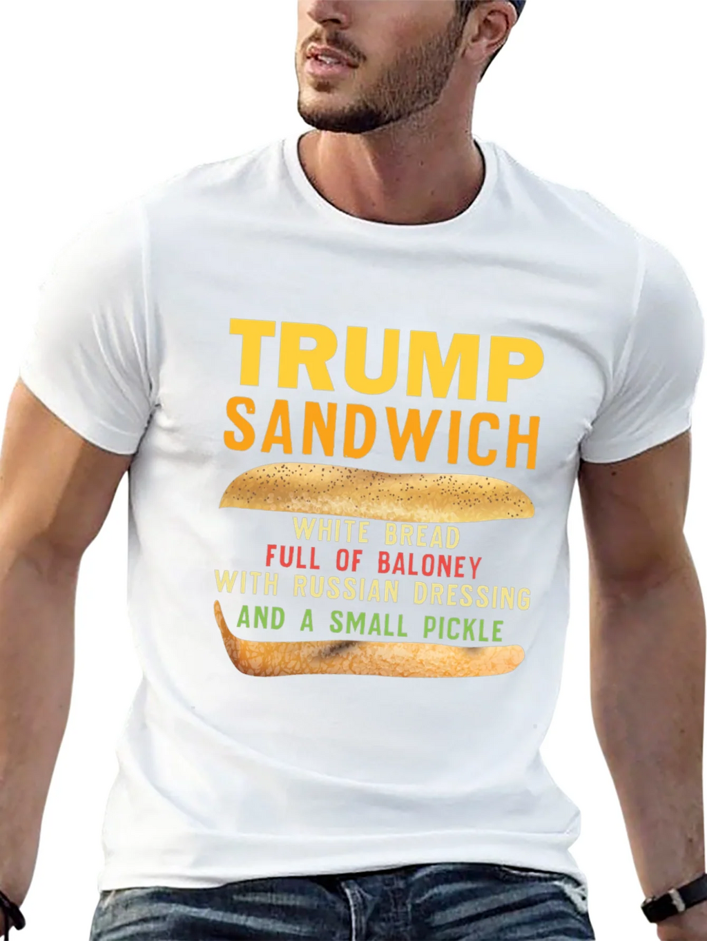 Trump Sandwich Graphic Tee - Political Humor T-Shirt product image 12