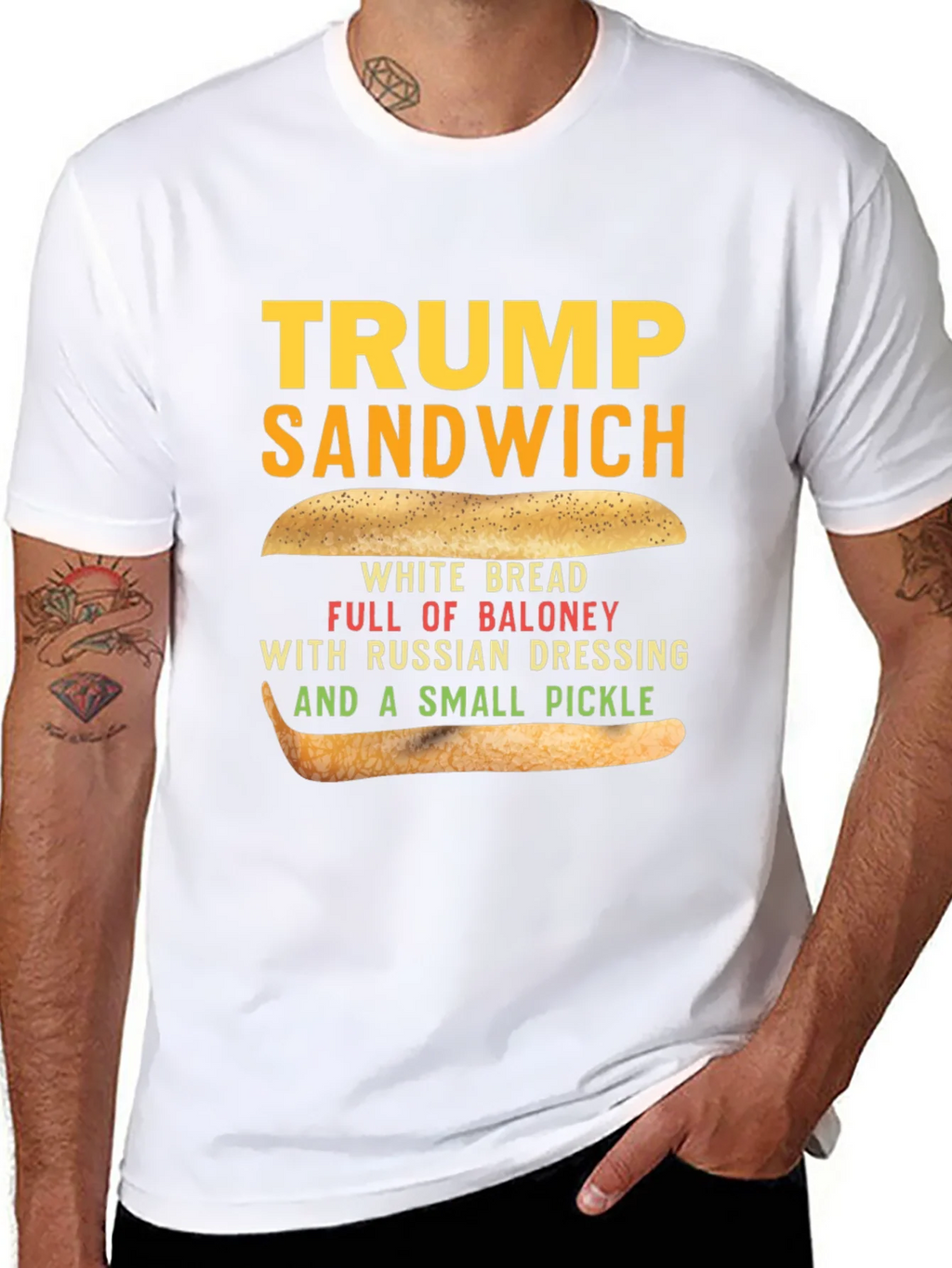 Trump Sandwich Graphic Tee - Political Humor T-Shirt product image 7