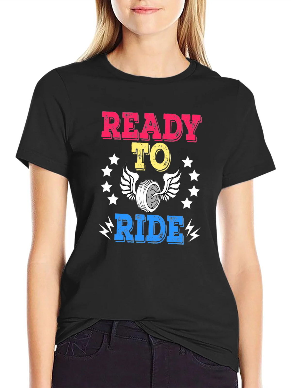 Ready To Ride Graphic Tee - Motorcycle Enthusiast Shirt product image 2