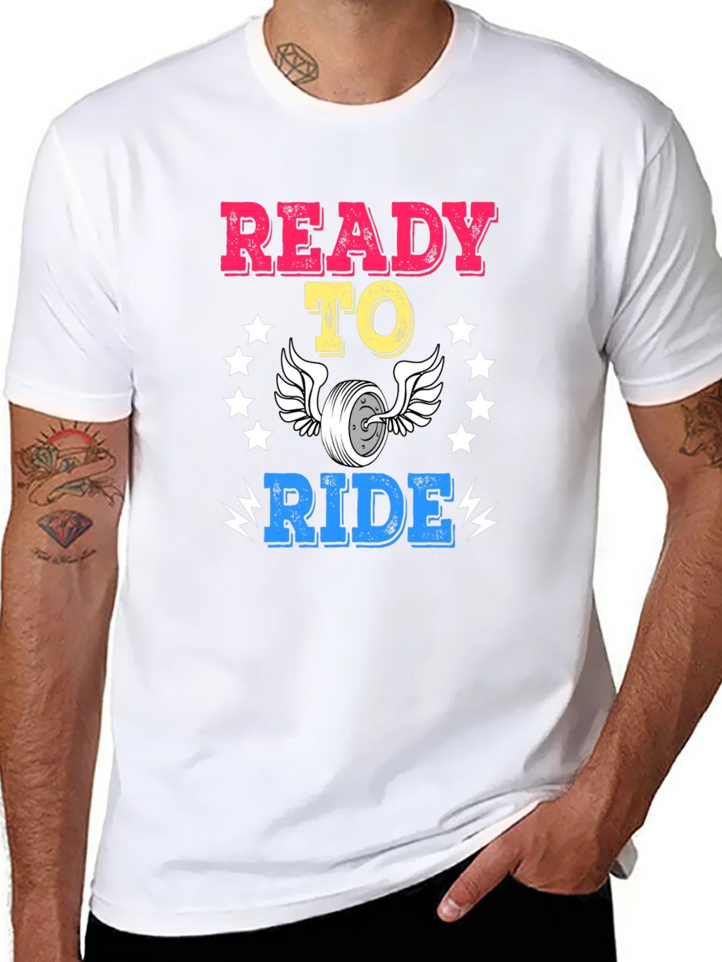 Ready To Ride Graphic Tee - Motorcycle Enthusiast Shirt product image 7