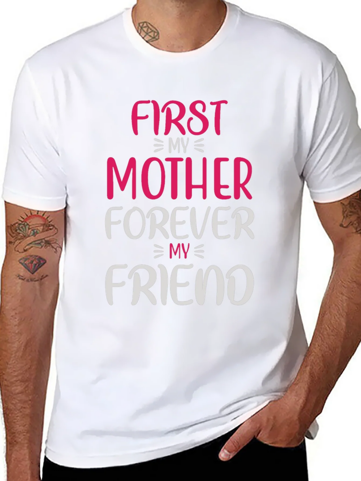First My Mother Forever My Friend T-Shirt product image 7
