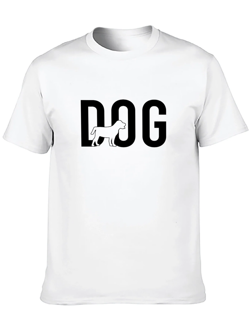 Dog Graphic Tee - Black Cotton T-Shirt product image 7