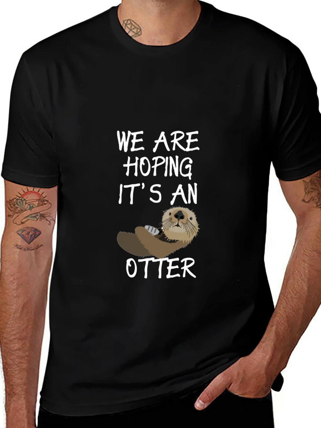Otter Graphic Tee - Hoping Its An product image 1
