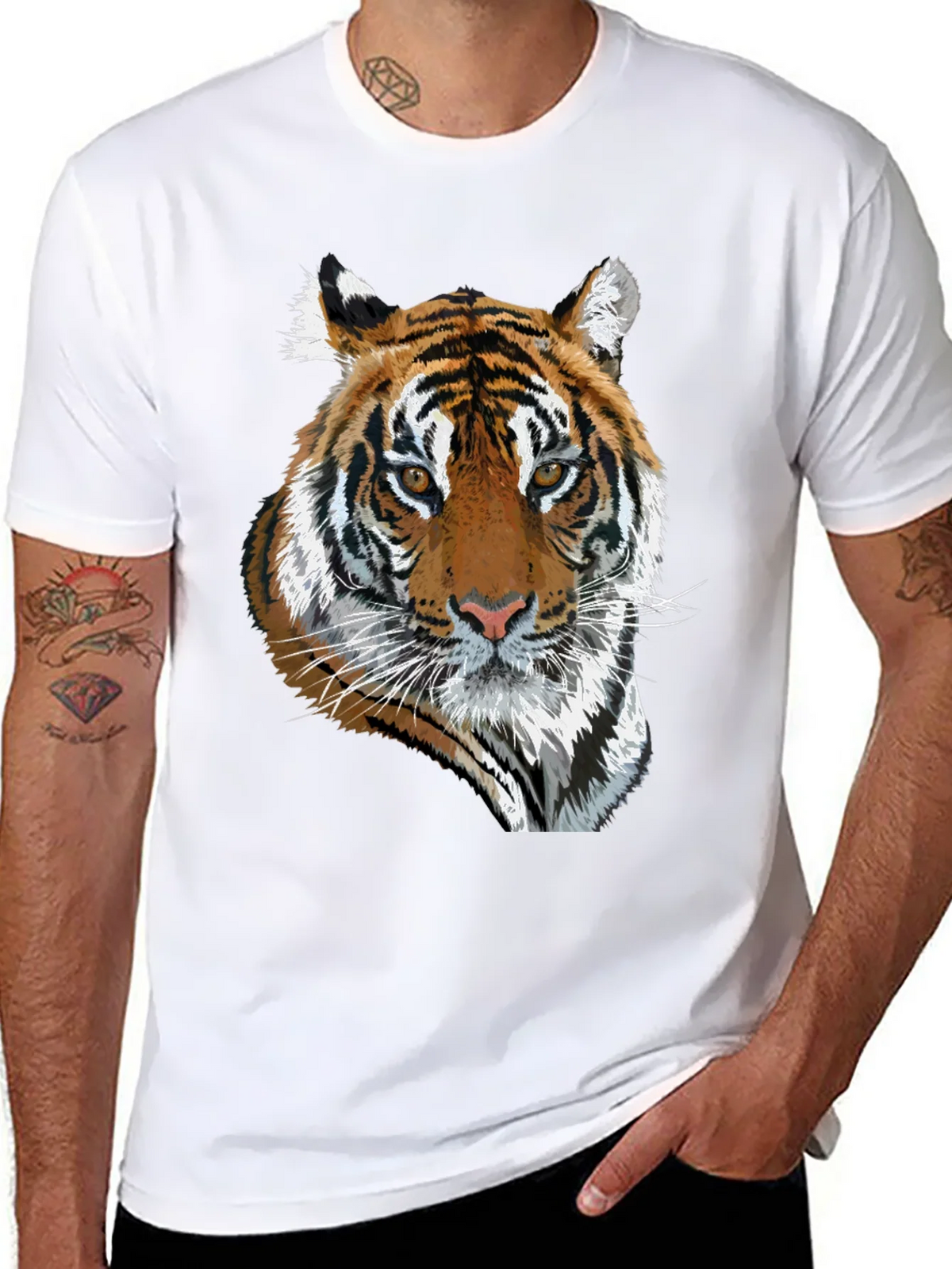Tiger Graphic T-Shirt - Cool Animal Print Tee product image 6