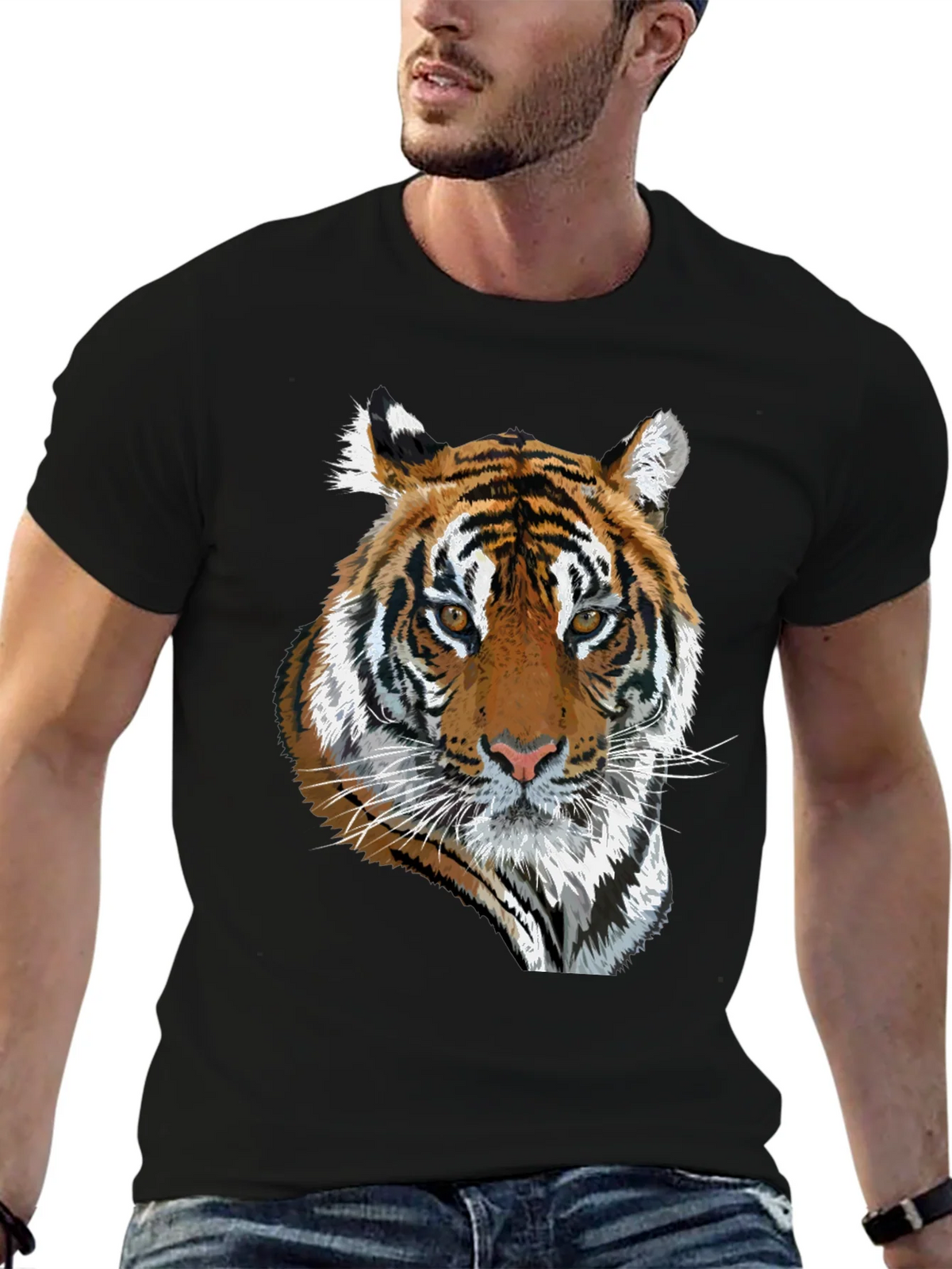 Tiger Graphic T-Shirt - Cool Animal Print Tee product image 5