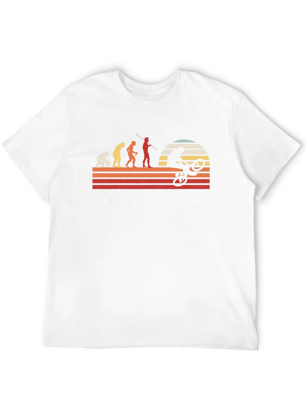 Evolution Mountain Biking Retro T-Shirt product image 3
