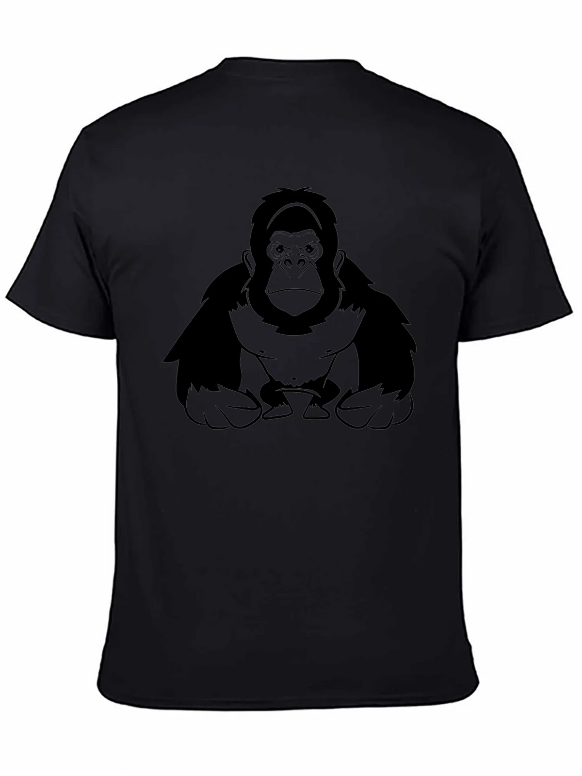 Gorilla Graphic Print Black T-Shirt product image 3