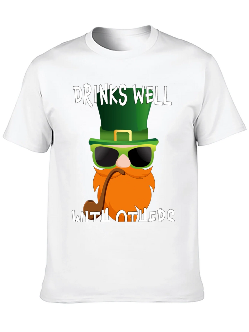 Drinks Well with Others St. Patricks Day T-Shirt product image 9