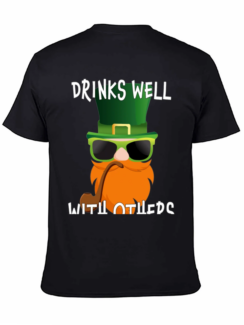 Drinks Well with Others St. Patricks Day T-Shirt product image 4
