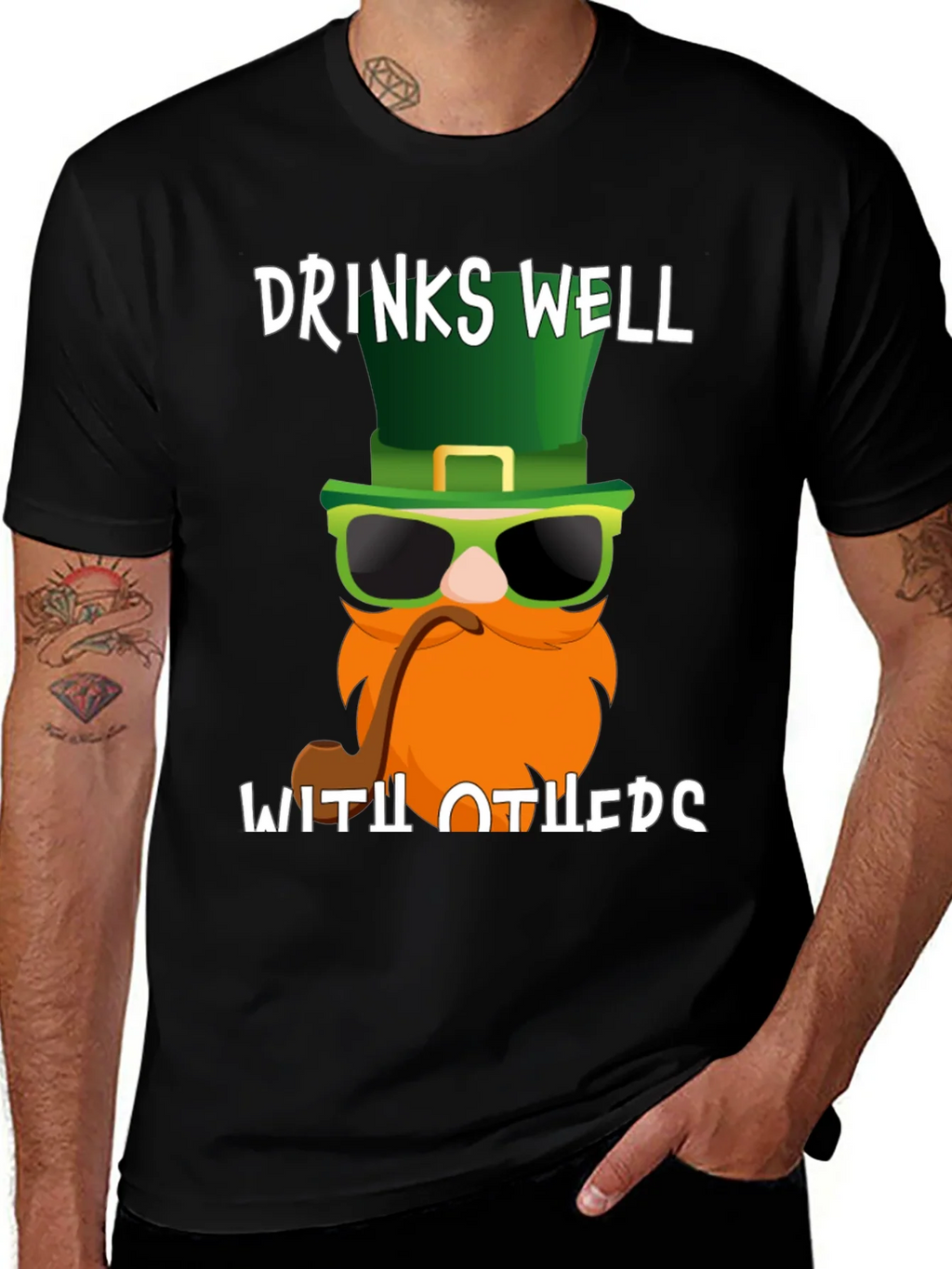 Drinks Well with Others St. Patricks Day T-Shirt product image 1