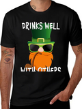 Drinks Well with Others St. Patricks Day T-Shirt product image 1