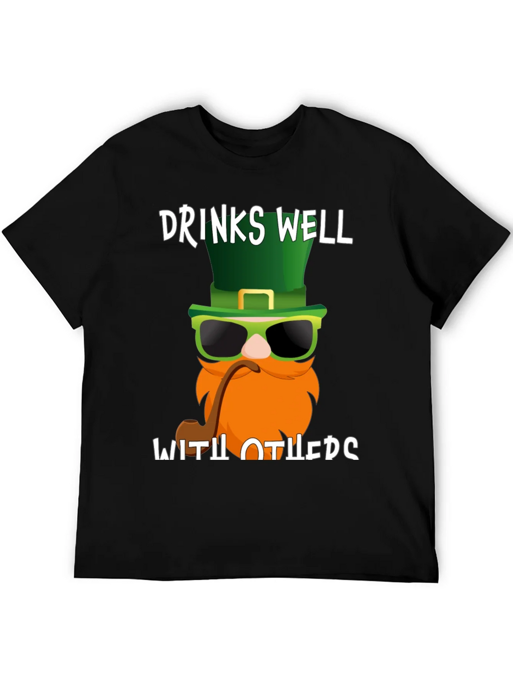 Drinks Well with Others St. Patricks Day T-Shirt product image 5