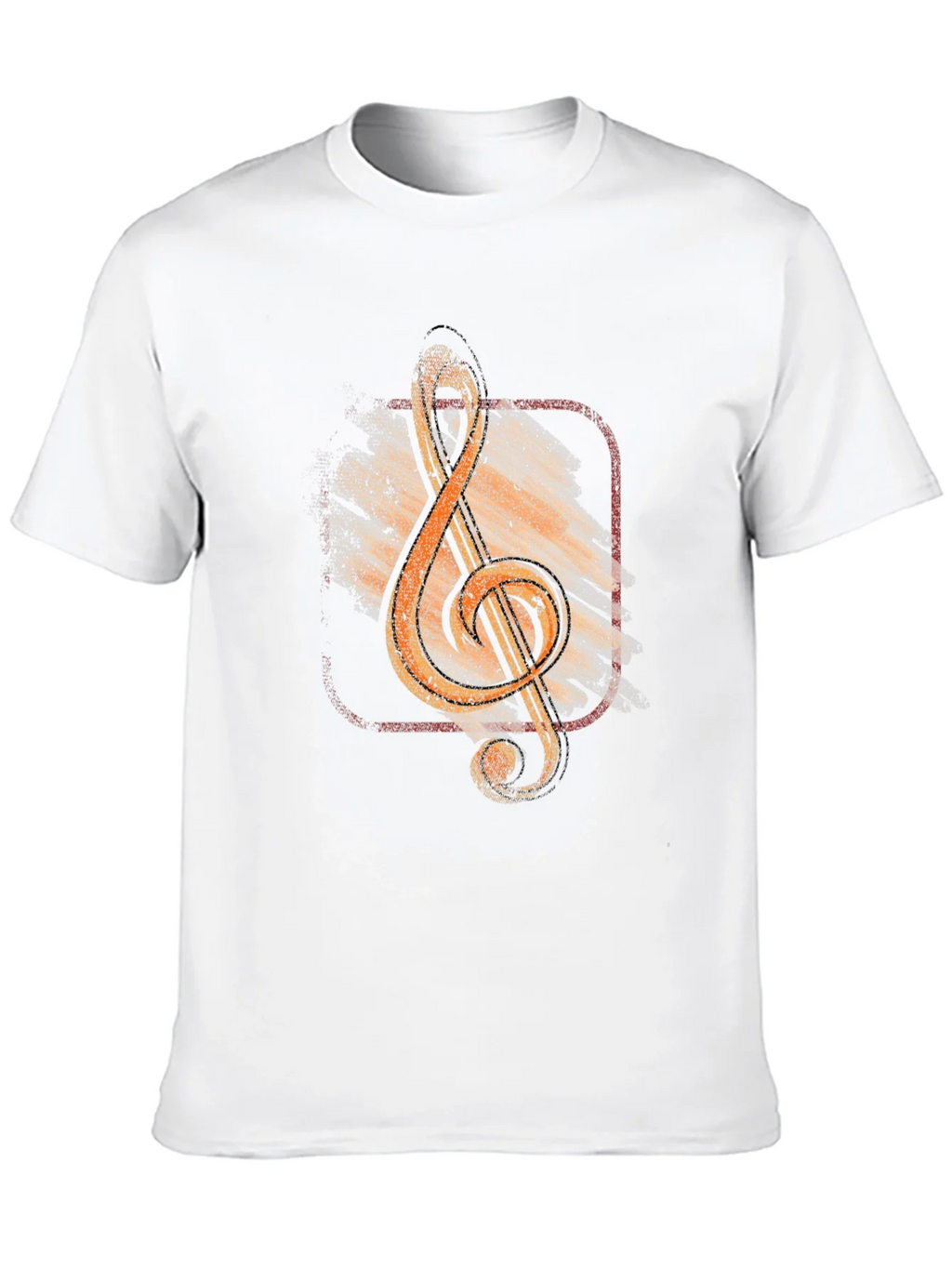 Vintage Music Treble Clef Graphic T-Shirt product image 9