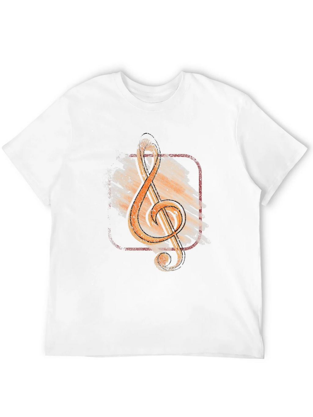 Vintage Music Treble Clef Graphic T-Shirt product image 11