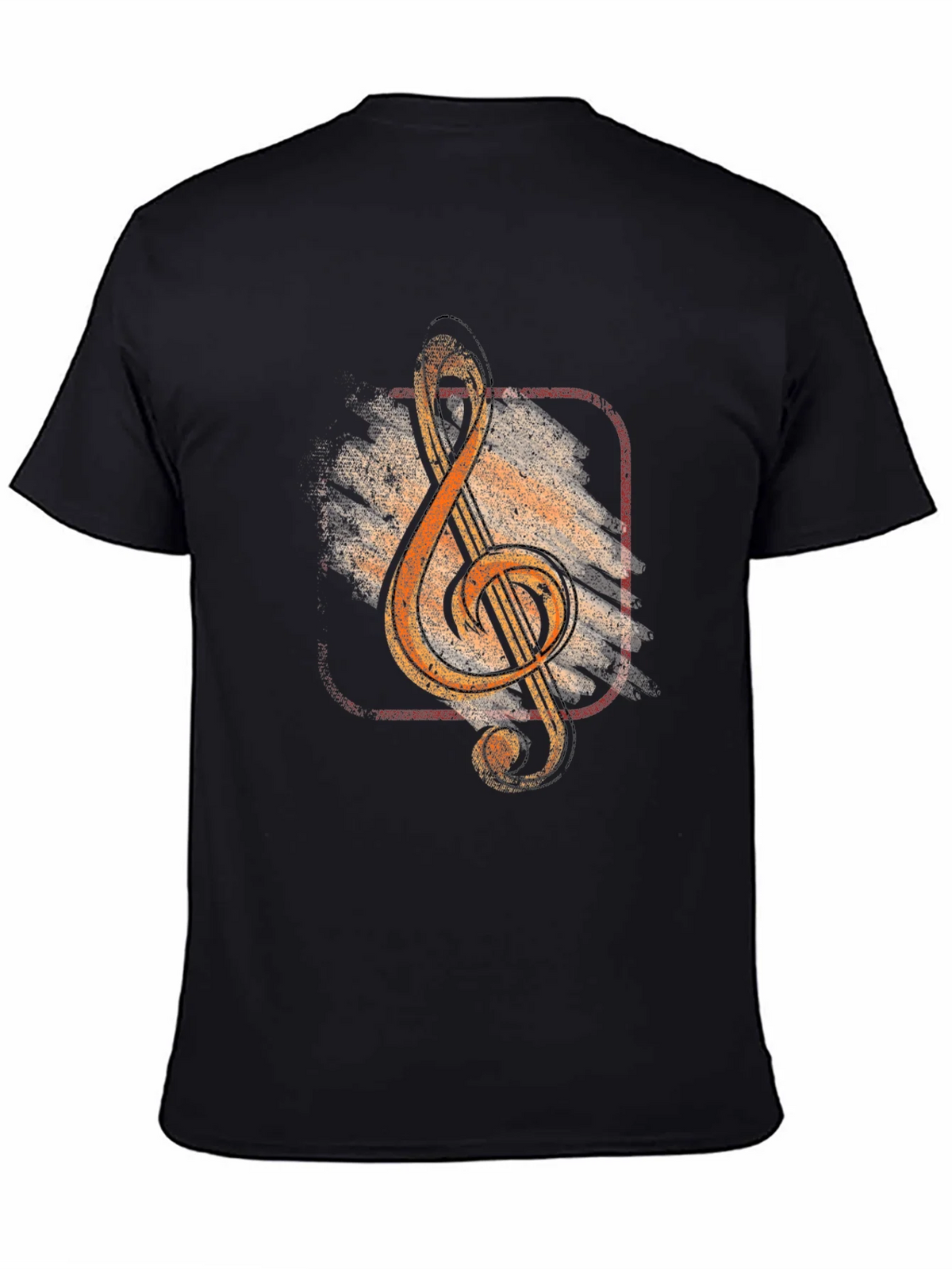 Vintage Music Treble Clef Graphic T-Shirt product image 4