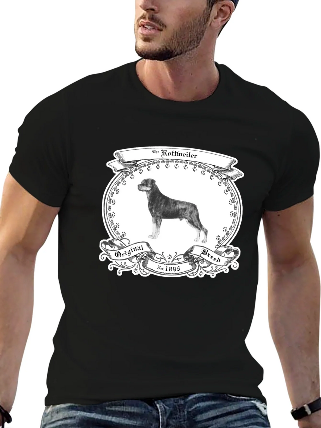 Rottweiler Breed T-Shirt - Original Design product image 4